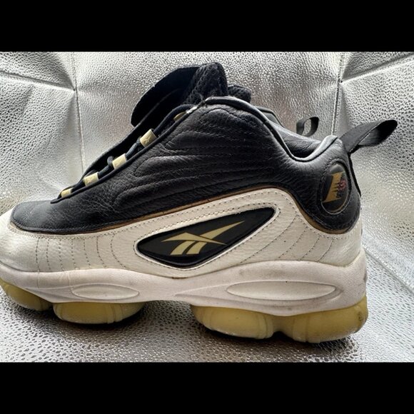 RARE 🚀 Size 10.5 - Reebok Shoes - 2018 Iverson‎ Legacy Mens - Black White Red - Picture 6 of 11